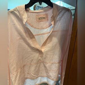 Free people linen top extra small